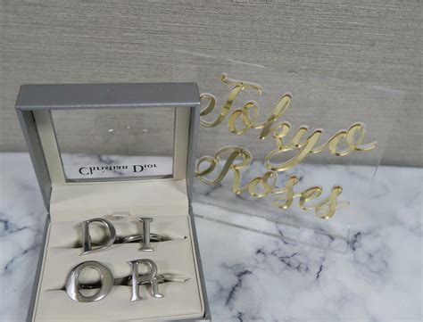 dior letter ring